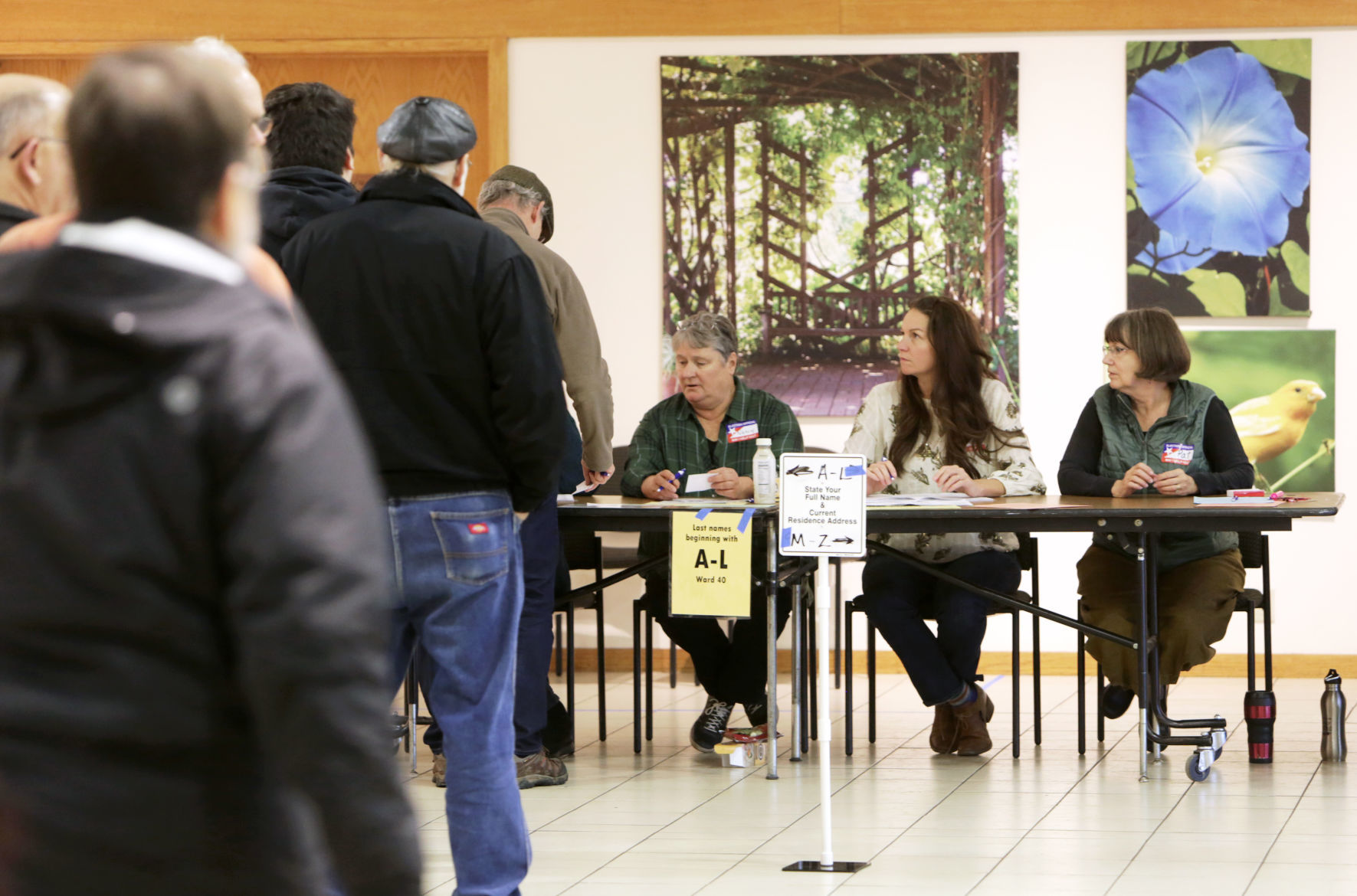 Polling places on Election Day